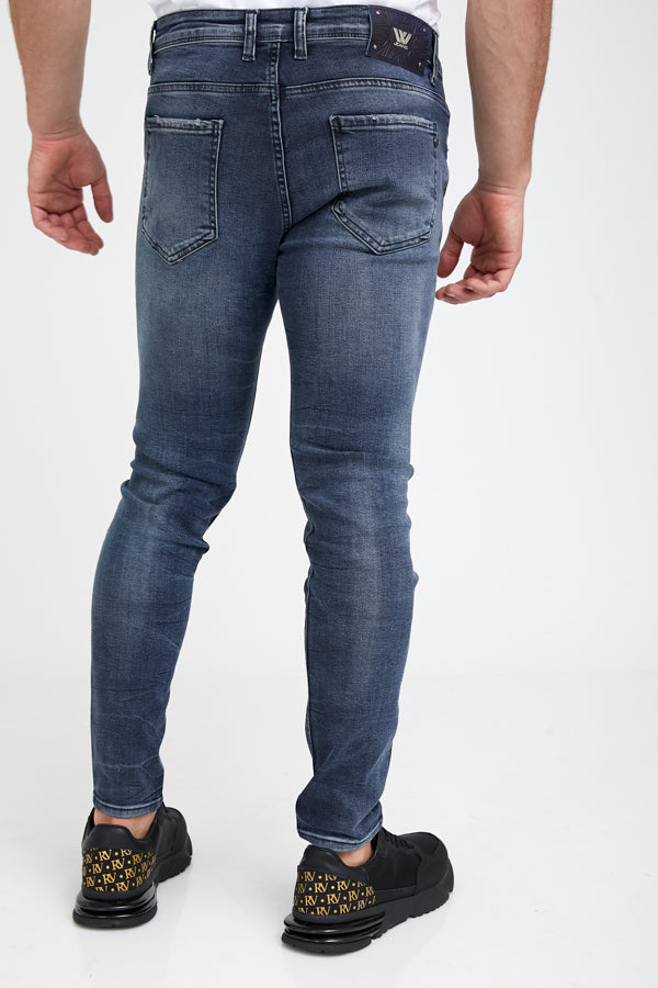 מכנסי ג'ינס RUBBED W JEANS Robertovino | רוברטו וינו.